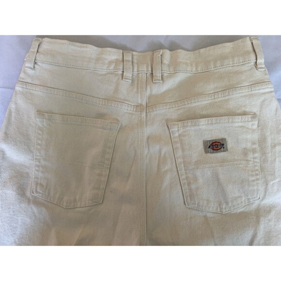 Dickies Button Fly Denim Work Pants Men's Size 32x32 Ivory DUR07NT - Picture 7 of 14